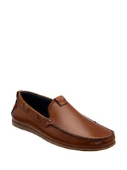 Marrón claro - Mocasines casuales sin cierres de Lotus - Imagen 1 de 4