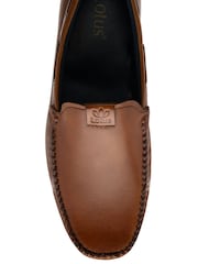 Marrón claro - Mocasines casuales sin cierres de Lotus - Imagen 4 de 4