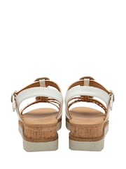 Blanco - Lotus Wedges Casual Sandals - Imagen 3 de 4