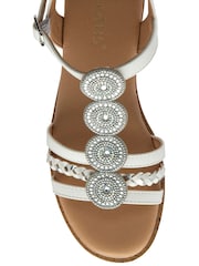 Blanco - Lotus Wedges Casual Sandals - Imagen 4 de 4