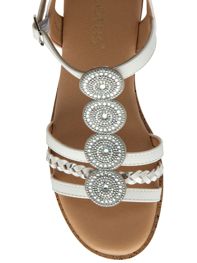 Blanco - Lotus Wedges Casual Sandals - Imagen 4 de 4 Blanco - Lotus Wedges Casual Sandals - Imagen 4 de 4