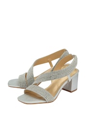 Lotus Silver Occasion Sandals - Image 2 of 4