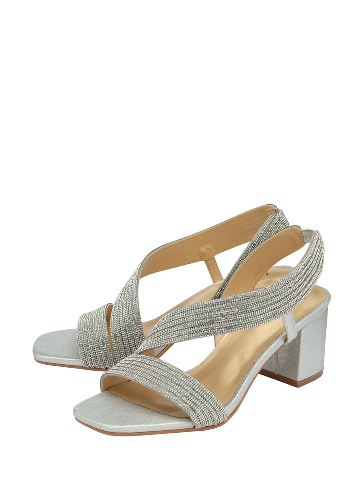 Lotus Silver Occasion Sandals - Image 2 of 4 Lotus Silver Occasion Sandals - Image 2 of 4