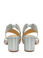 Lotus Silver Occasion Sandals - Image 3 of 4