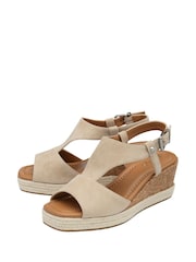 Lotus Nude Wedge Espadrille Sandals - Image 2 of 4