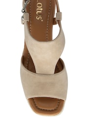 Lotus Nude Wedge Espadrille Sandals - Image 4 of 4