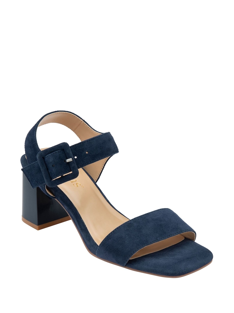 Lotus Blue Heeled Sandals - Image 1 of 4