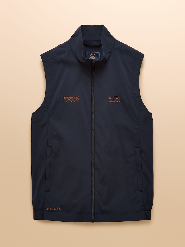 Joules Official Burghley Navy Gilet - Image 10 of 10