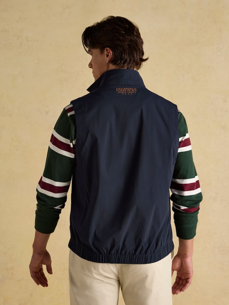 Joules Official Burghley Navy Gilet - Image 2 of 8