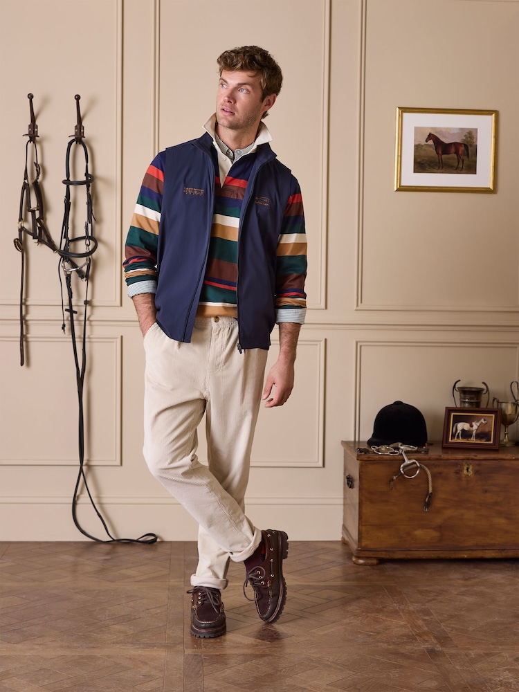 Joules Official Burghley Navy Gilet - Image 2 of 14 Joules Official Burghley Navy Gilet - Image 2 of 14