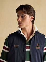 Joules Official Burghley Navy Gilet - Image 6 of 8