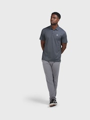 Original Penguin Golf The All-Over Pete Printed Black Polo Shirt - Image 1 of 4