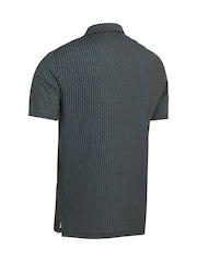 Original Penguin Golf The All-Over Pete Printed Black Polo Shirt - Image 4 of 4