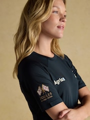 Official Blenhiem Navy European Championship Short Sleeve Sports Top - Image 5 of 7