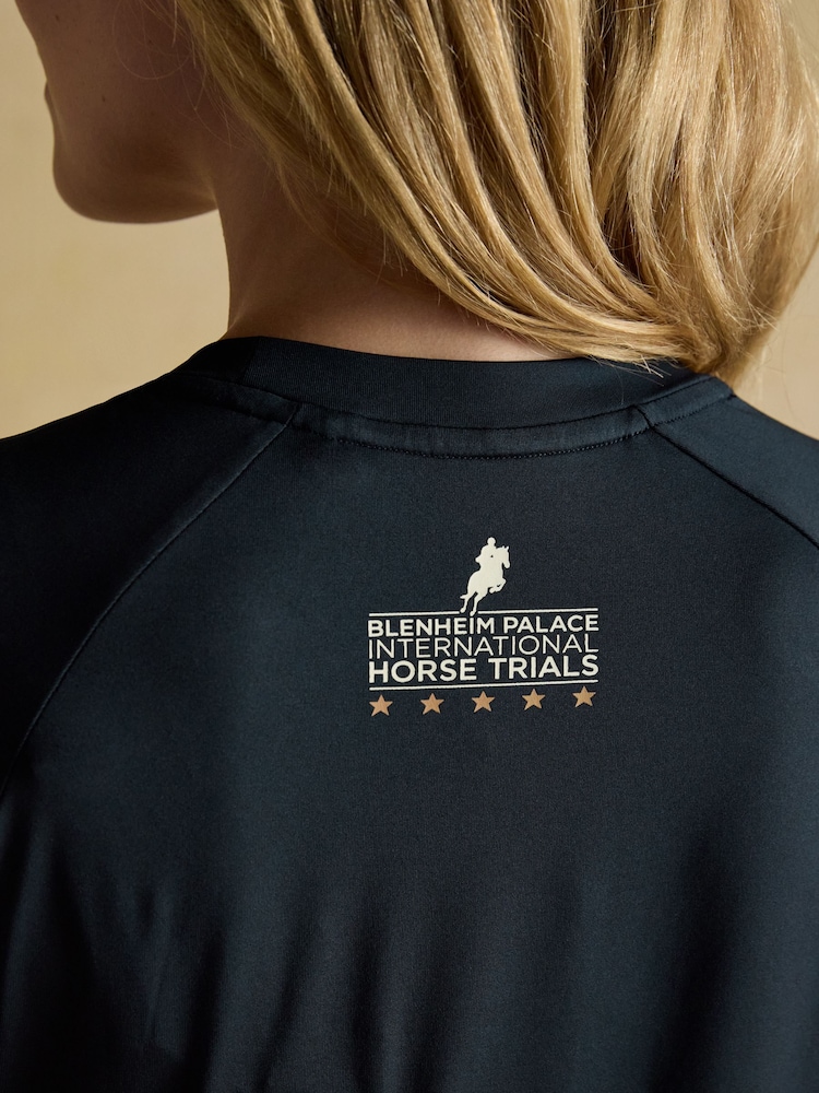 Official Blenhiem Navy European Championship Short Sleeve Sports Top - Image 7 of 7