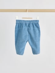 Brown/Navy Baby Shacket Top and Trousers 3 Piece Set (0mths-2yrs) - Image 11 of 18