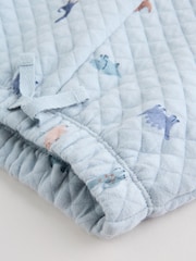 Blue Dino Baby Quilted Sweat Top and Joggers Set (0mths-2yrs) - Image 15 of 16