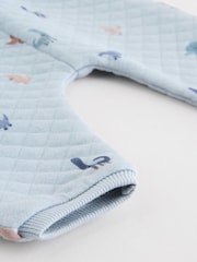 Blue Dino Baby Quilted Sweat Top and Joggers Set (0mths-2yrs) - Image 16 of 16