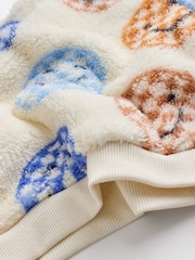 Blue Checkerboard Faces Baby Fleece Top and Joggers Set (0mths-2yrs) - Image 12 of 12