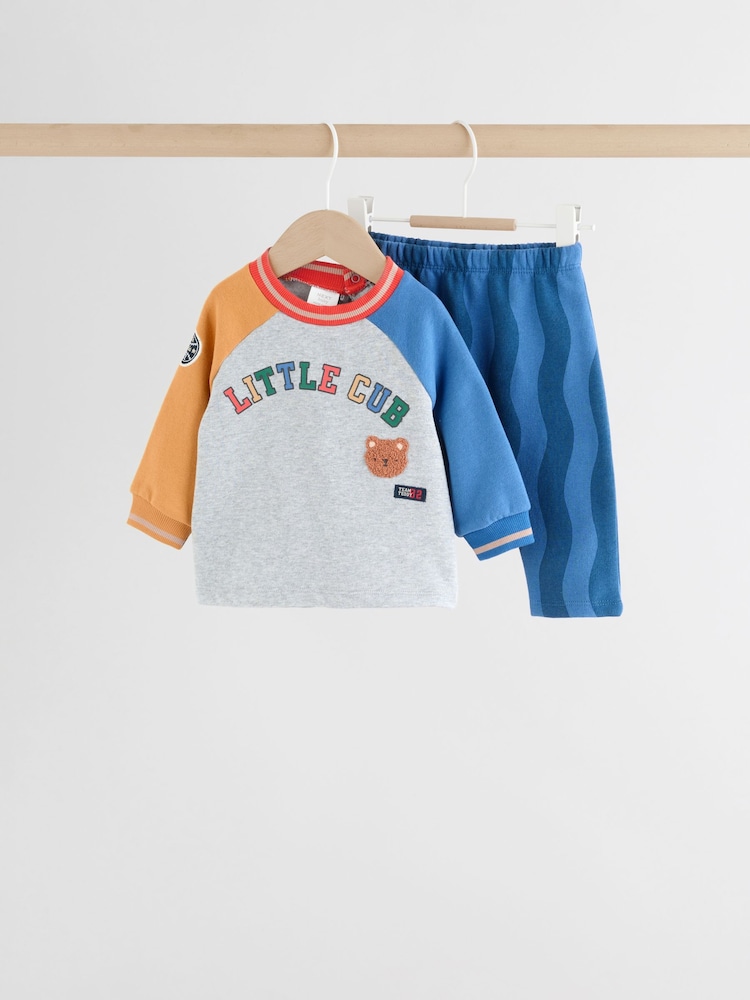 Bright Little Cub Baby Sweat Top and Joggers Set (0mths-2yrs) - Image 1 of 15