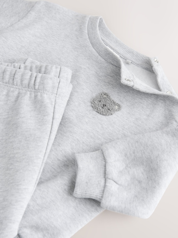 Grey Bear Baby Sweatshirt and Joggers Set (0mths-2yrs) - Image 5 of 5 Grey Bear Baby Sweatshirt and Joggers Set (0mths-2yrs) - Image 5 of 5