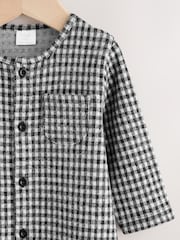 Black White Check Baby Romper (0mths-2yrs) - Image 10 of 11