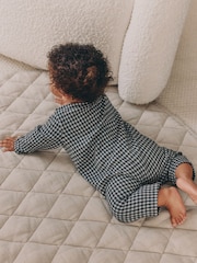 Black White Check Baby Romper (0mths-2yrs) - Image 2 of 11