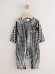 Black White Check Baby Romper (0mths-2yrs) - Image 4 of 11