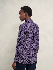 Hobbs Purple Kirsty Shirt - Image 2 of 4