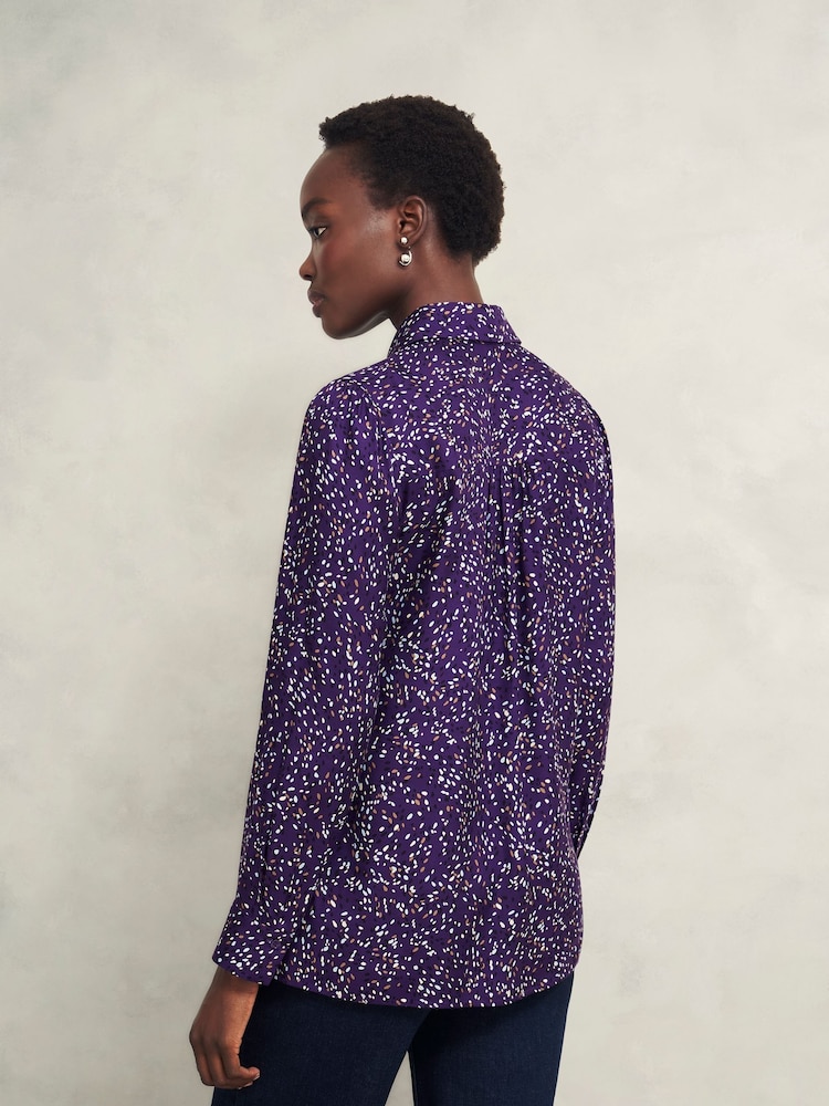 Hobbs Purple Kirsty Shirt - Image 2 of 4