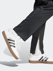adidas Black Small Essentials Logo Open-Hem Stanford Tracksuit Bottoms - Image 5 of 6