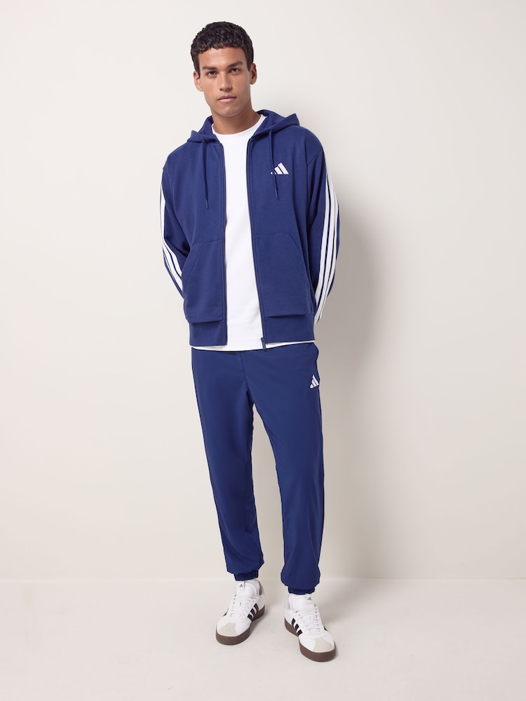 adidas Blue Essentials Small Logo Stanford Joggers - Image 2 of 6 adidas Blue Essentials Small Logo Stanford Joggers - Image 2 of 6