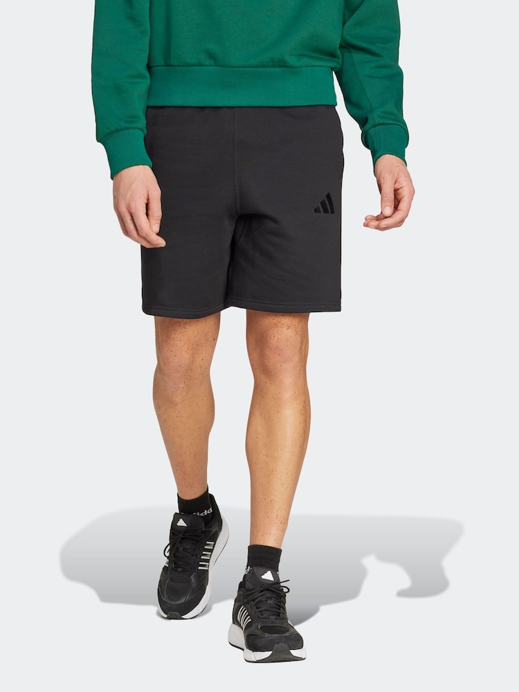 adidas Black ALL SZN Fleece Shorts - Image 1 of 1