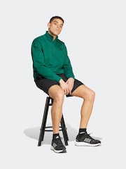 adidas Black ALL SZN Fleece Shorts - Image 3 of 7