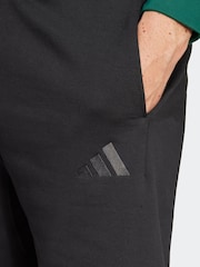 adidas Black ALL SZN Fleece Shorts - Image 4 of 7