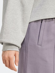 adidas Originals Grey Essentials 100% Cotton Sweatshirt - Image 5 of 6