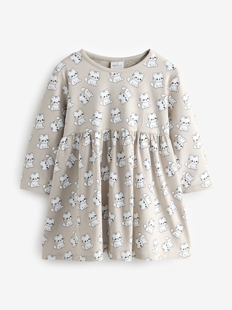 Grey Jersey Cat Dress - Image 1 of 1