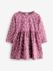 Pink Short Sleeve Strawberry Jersey Dress - Image 1 of 1