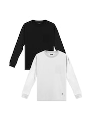 Religion 100% Cotton Heavyweight Pocket T-Shirts 2 Pack - Imagen 1 de 1
