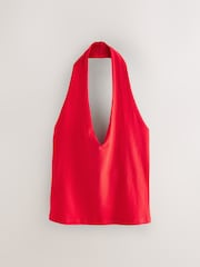 Red Halter Neck Vest - Image 1 of 3