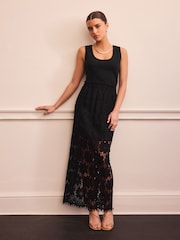 Black Scoop Neck Vest - Image 3 of 8