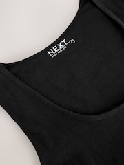 Black Scoop Neck Vest - Image 8 of 8