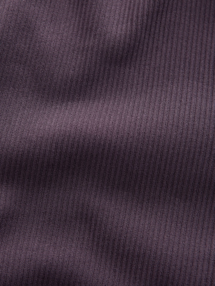 Plum Purple Ribbed Seamless High Waist Leggings - Image 7 of 7