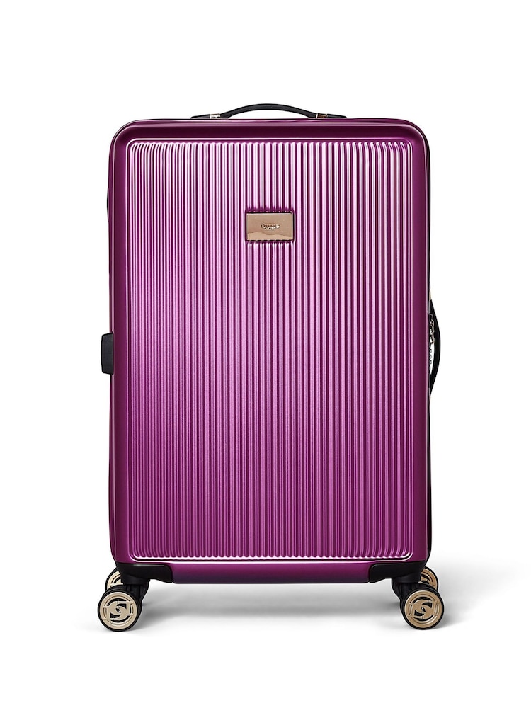 Dune London Purple Medium Olivia 67cm Suitcase - Image 2 of 9