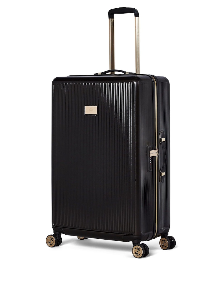 Dune London Black Large Olivia 77cm Suitcase - Image 1 of 9