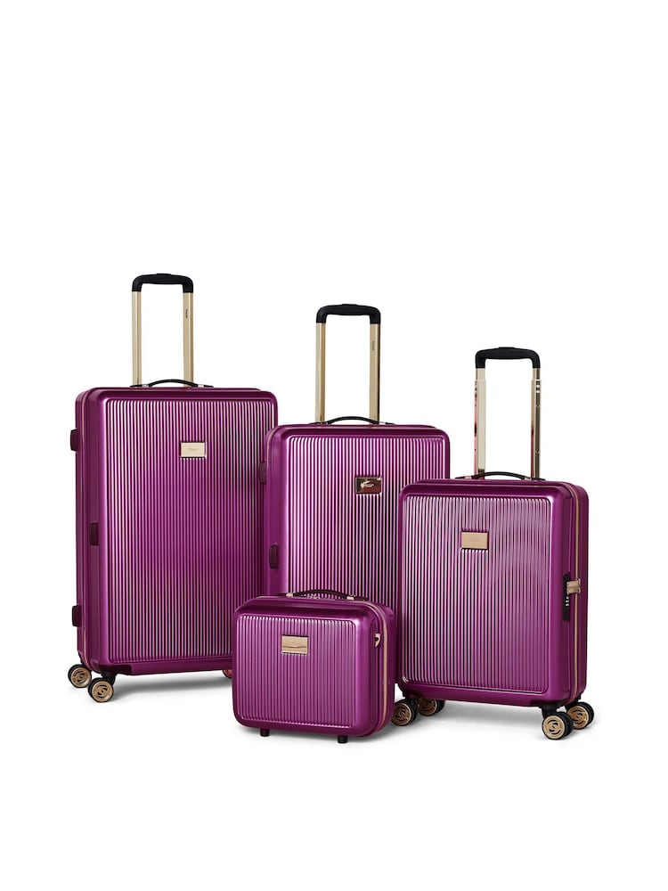 Dune London Purple Olivia 77cm Large Suitcase - Image 9 of 9
