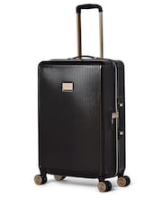 Dune London Black Olivia 67cm Medium Suitcase - Image 1 of 9