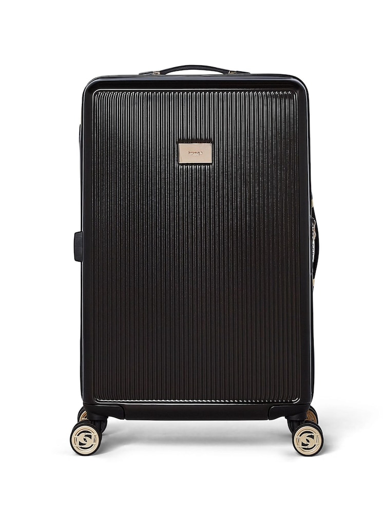 Dune London Black Olivia 67cm Medium Suitcase - Image 2 of 9