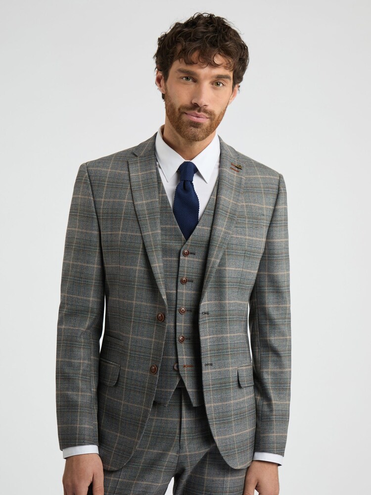 Antique Rogue Grey Bailey Check Jacket - Image 1 of 5