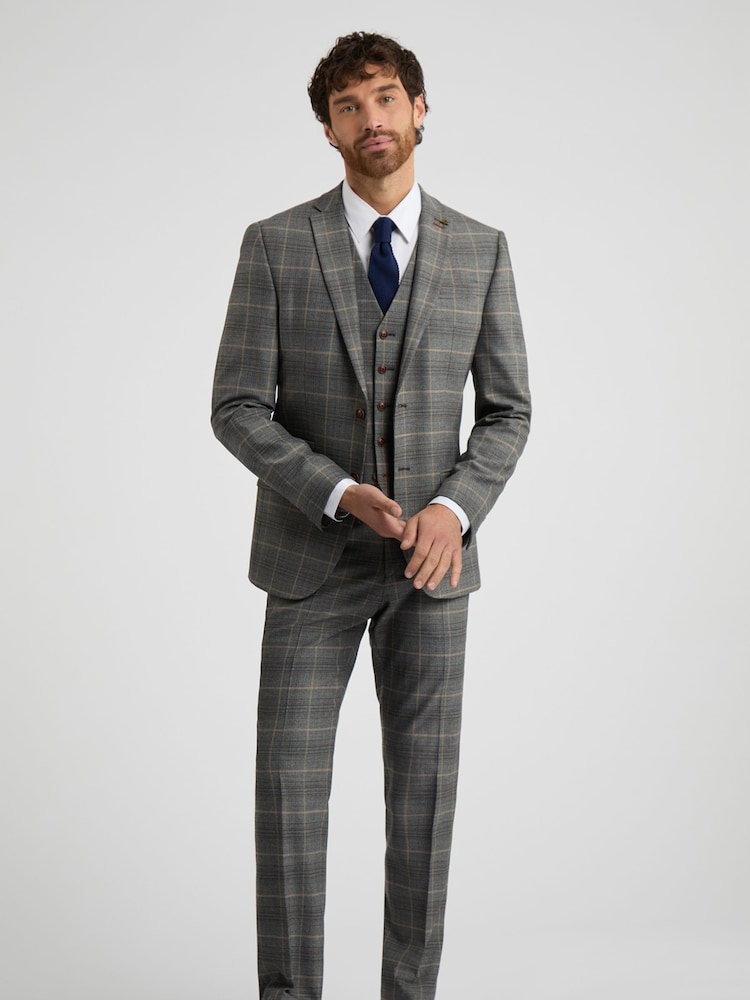 Antique Rogue Grey Bailey Check Jacket - Image 2 of 5